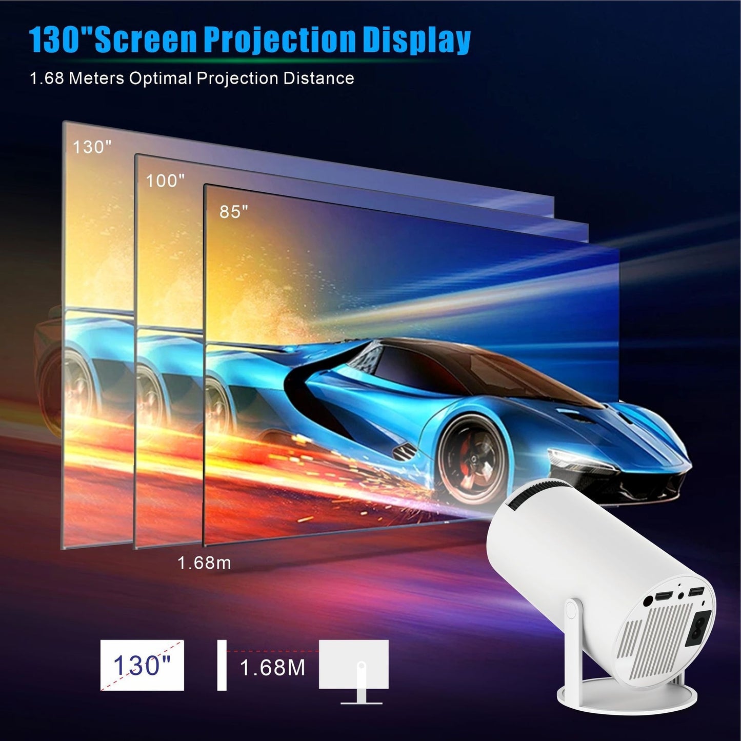 Portable Mini Projector | HD Home Theater