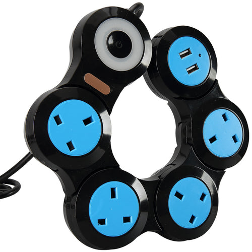 Bendable Power Strip (Surge Protection) | UK Standard