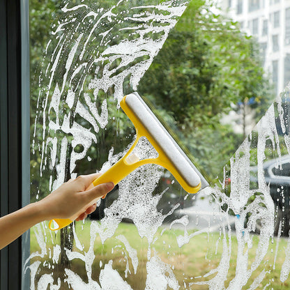 2-in-1 Glass Wiper (Brush + Sprayer)